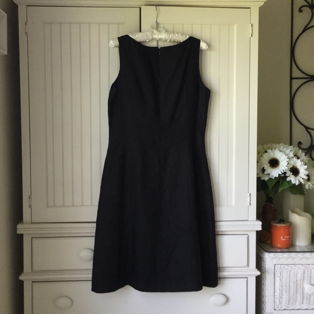 Beautiful Black Talbots Linen Sleeveless Dress